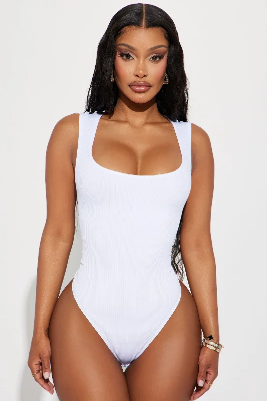 Cindy Seamless Bodysuit - White